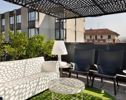 Rilassati sul rooftop panoramico del BW Plus Executive Hotel and Suites Torino