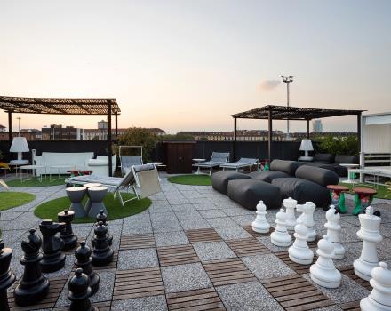 Style and design on the rooftop of our 4-star hotel
